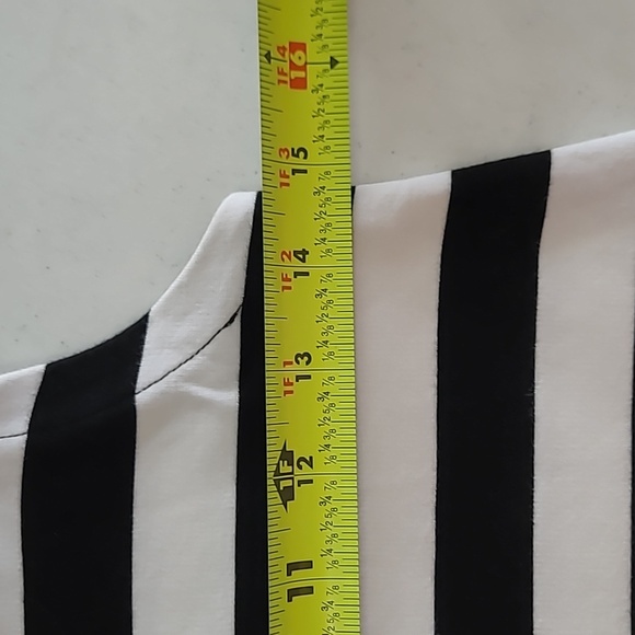 Loft women's Black and White Striped Sleeveless Dress size Small - Picture 5 of 6